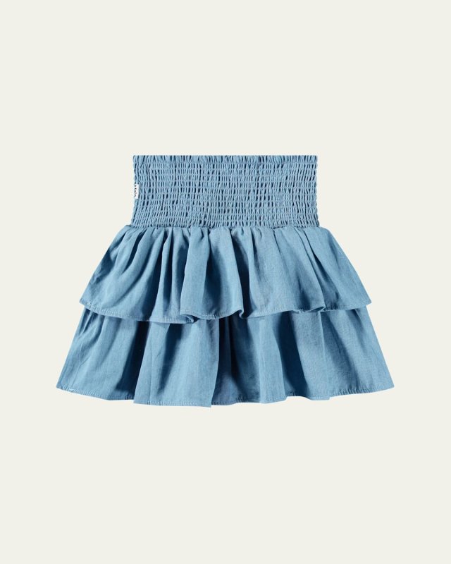 Girl's Bonita Ruffle Skirt, Size 7-14